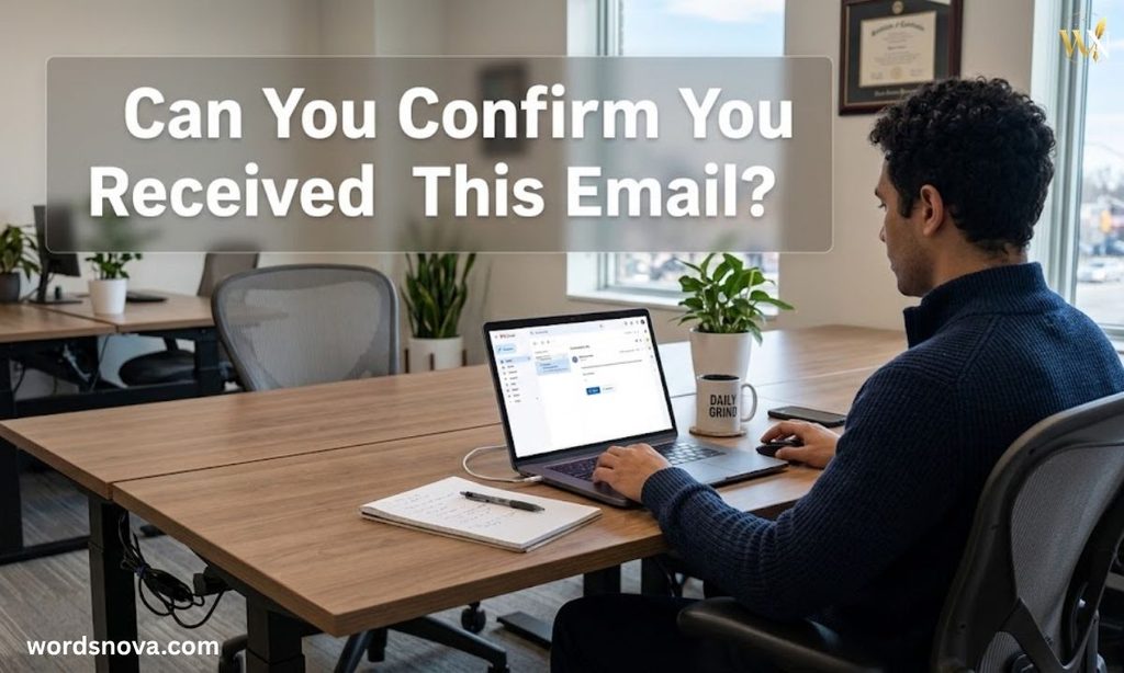 Can You Confirm You Received This Email?