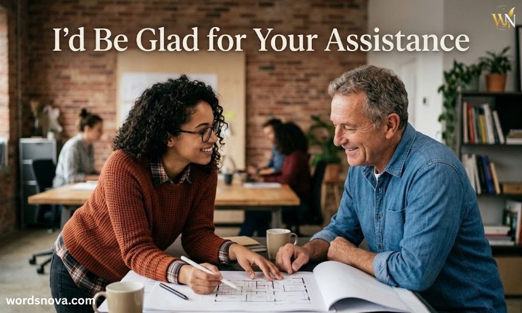 I'd Be Glad for Your Assistance