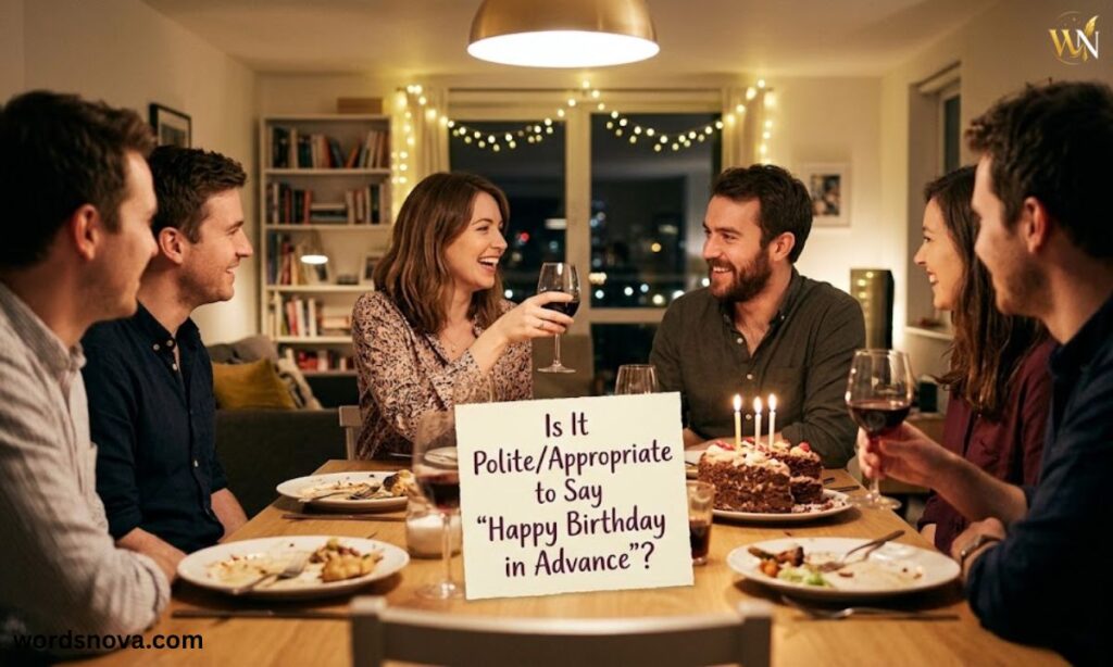 Is It Polite/Appropriate to Say "Happy Birthday in Advance"?