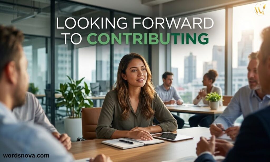 Looking Forward to Contributing