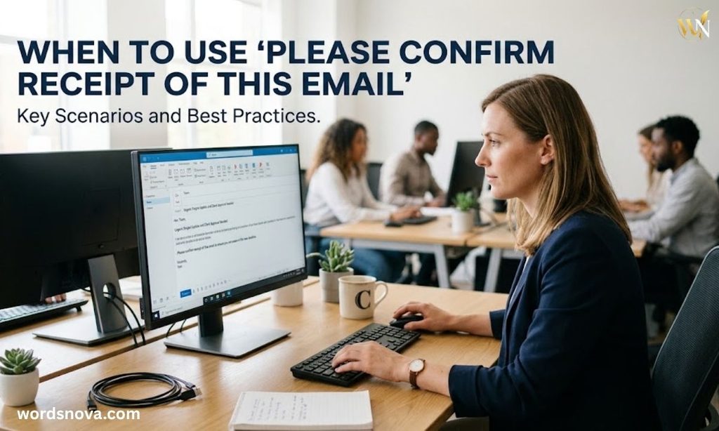 When to Use "Please Confirm Receipt of This Email"