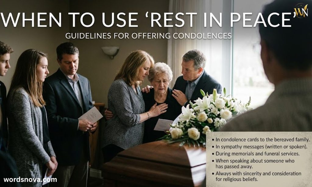 When to Use "Rest in Peace"