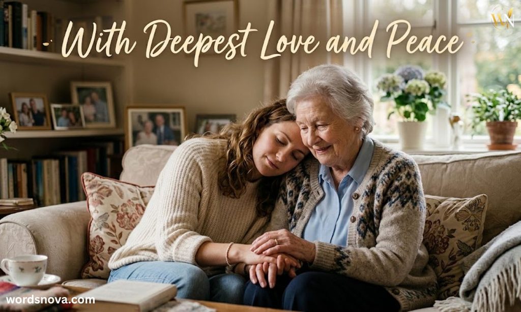 With Deepest Love and Peace