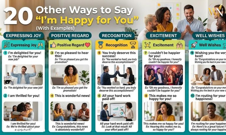 20 Other Ways to Say I'm Happy for You (With Examples)