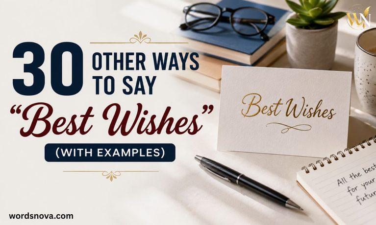 30 Other Ways to Say Best Wishes (With Examples)
