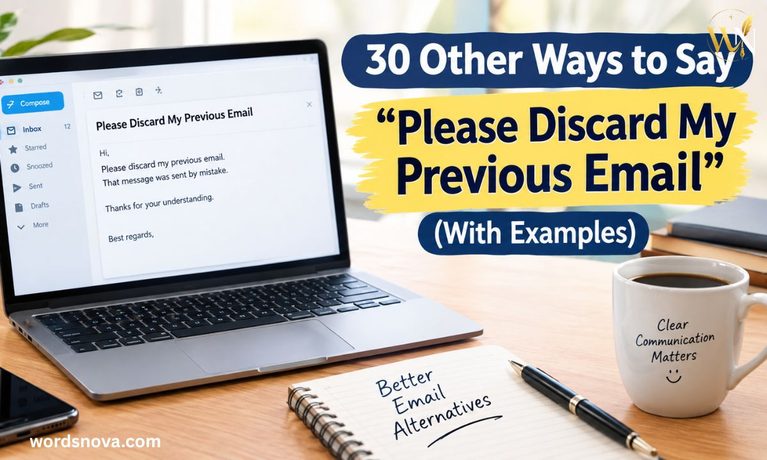 30 Other Ways to Say Please Discard My Previous Email (With Examples)