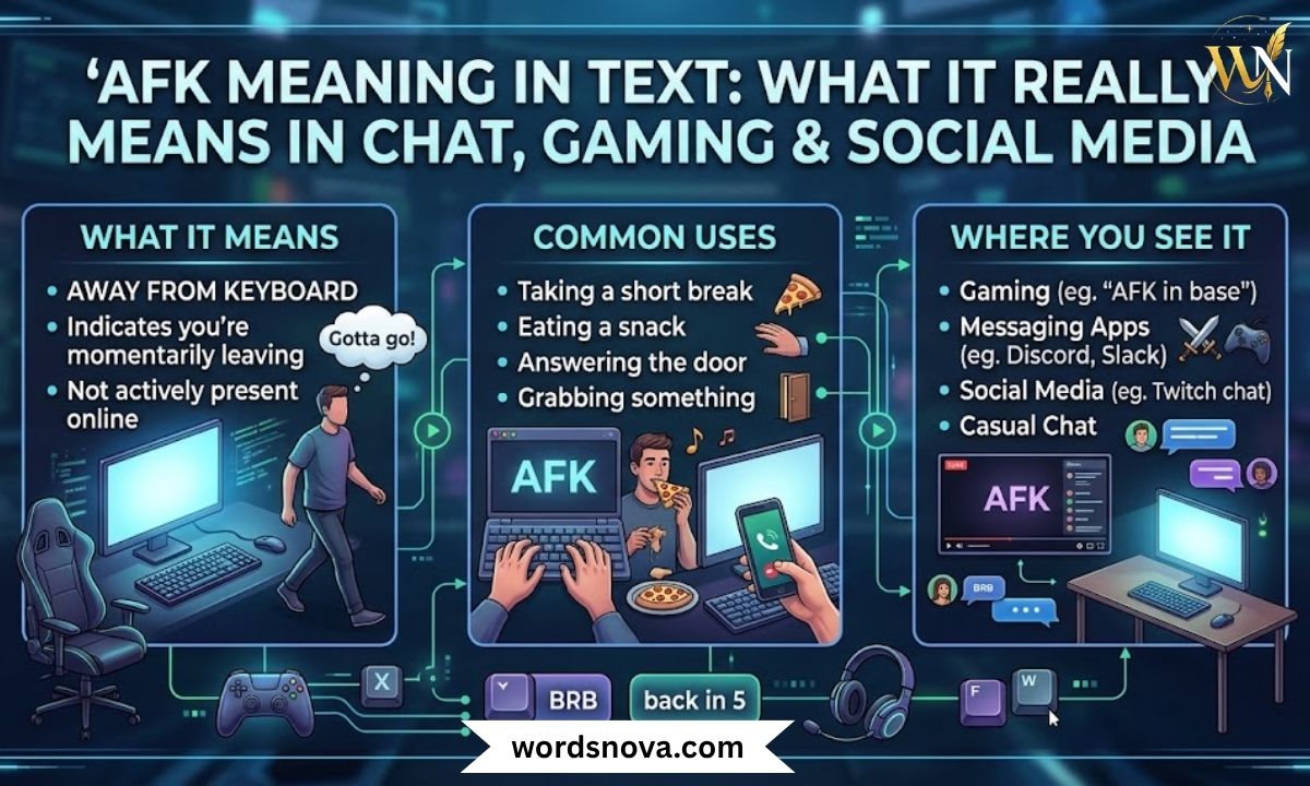 AFK Meaning in Text What It Really Means in Chat, Gaming & Social Media