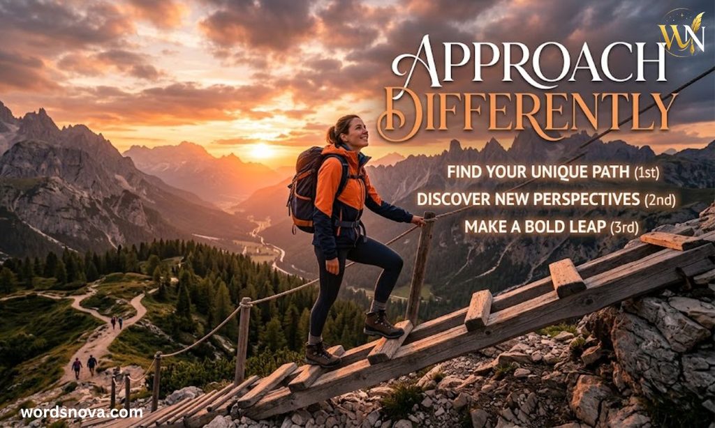  Approach Differently