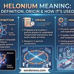 Helonium Meaning Definition, Origin & How It’s Used