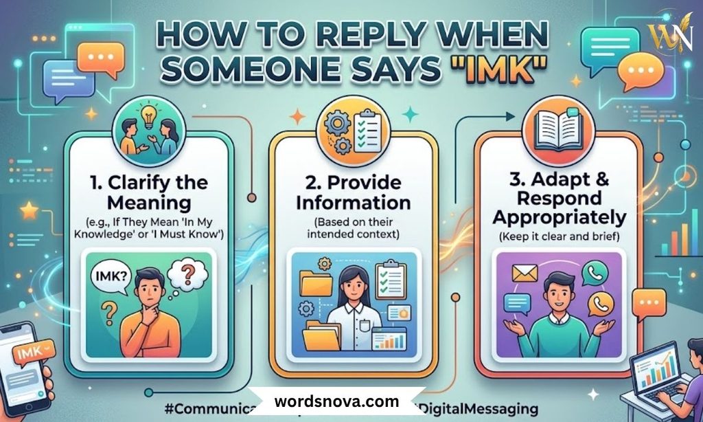 How to Reply When Someone Says IMK