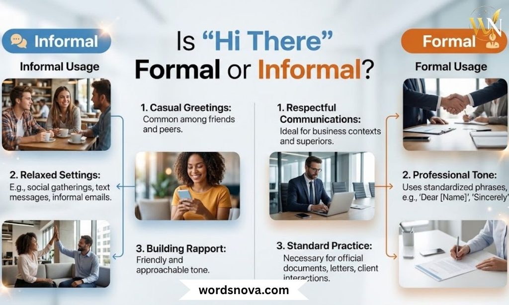 Is "Hi There" Formal or Informal?