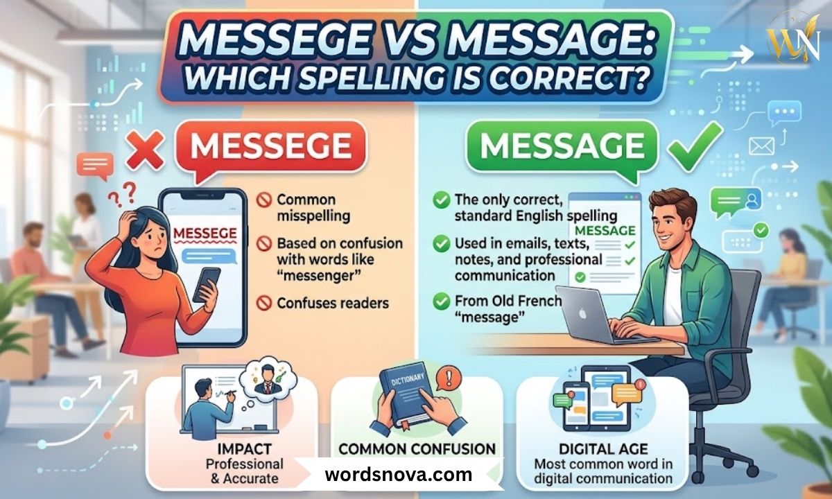 Messege vs Message Which Spelling Is Correct 