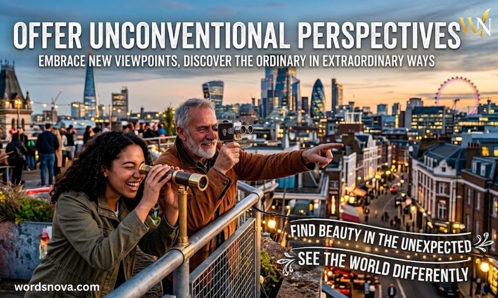 Offer Unconventional Perspectives