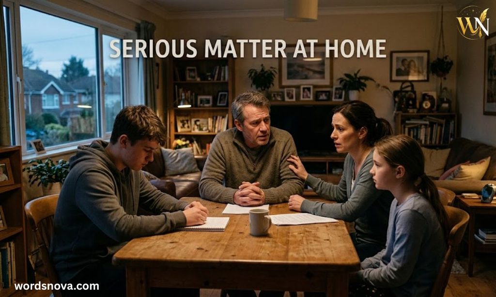 Serious Matter at Home