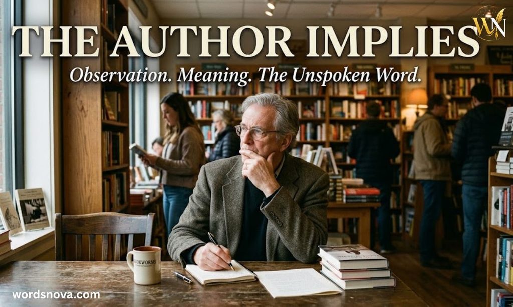 The Author Implies