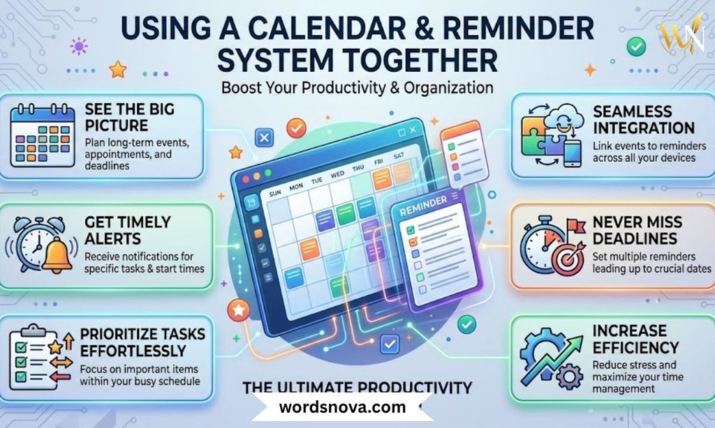 Using a Calendar and Reminder System Together