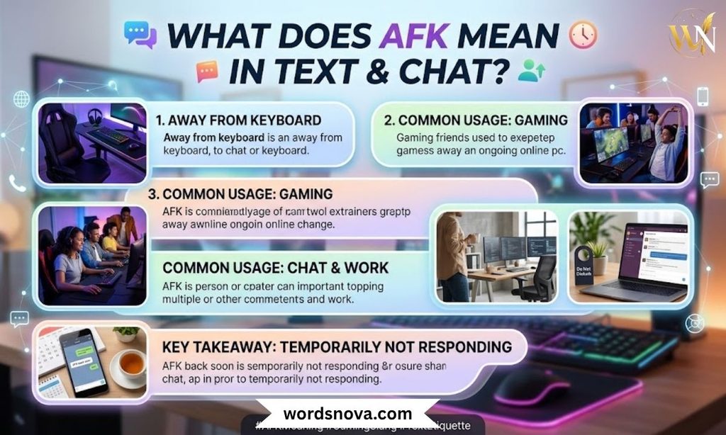 What Does AFK Mean in Text & Chat?