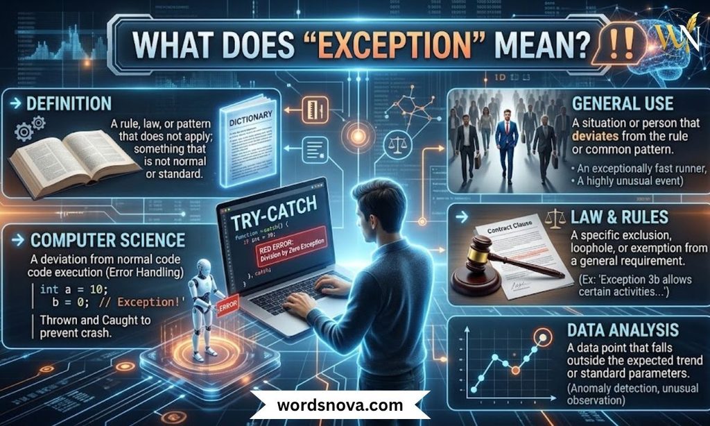 What Does "Exception" Mean?