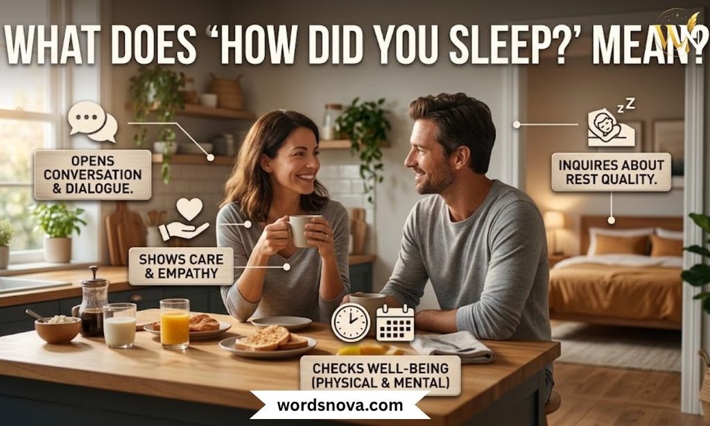What Does "How Did You Sleep" Mean?