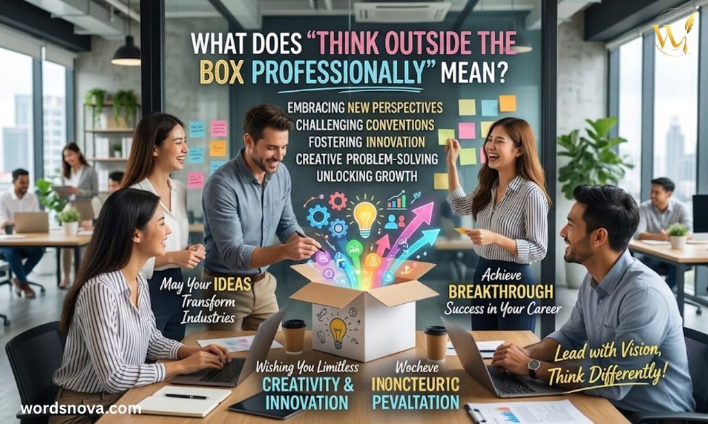 What Does "Think Outside the Box Professionally" Mean?