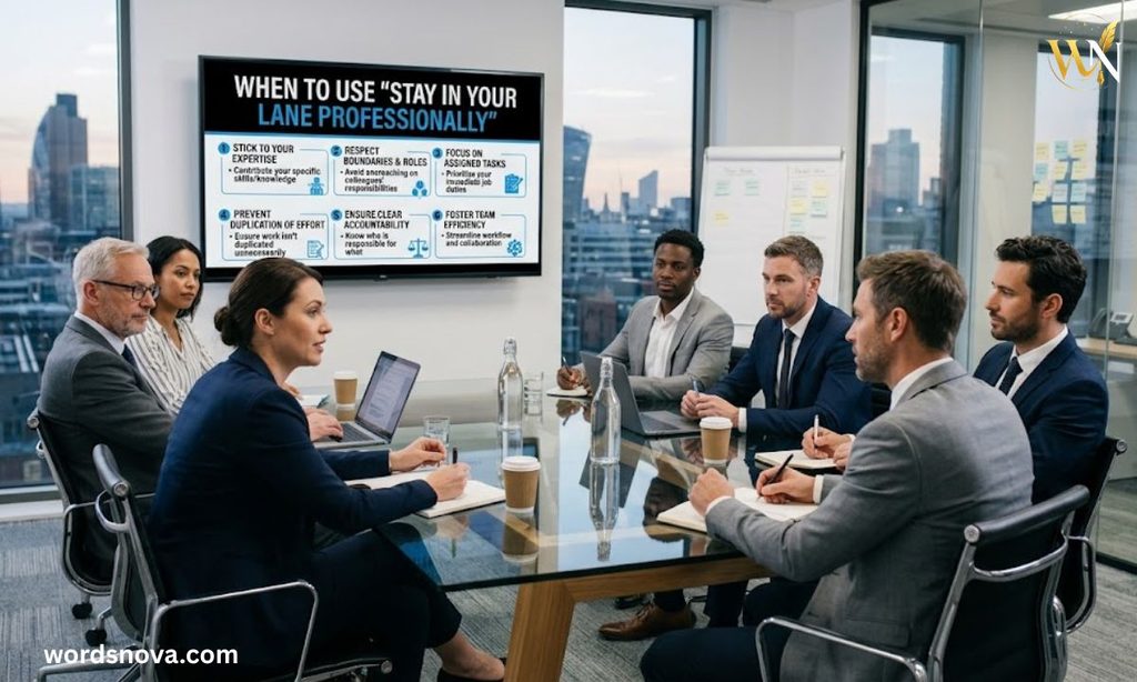 Is It Professional or Polite to Say "Stay in Your Lane Professionally"?