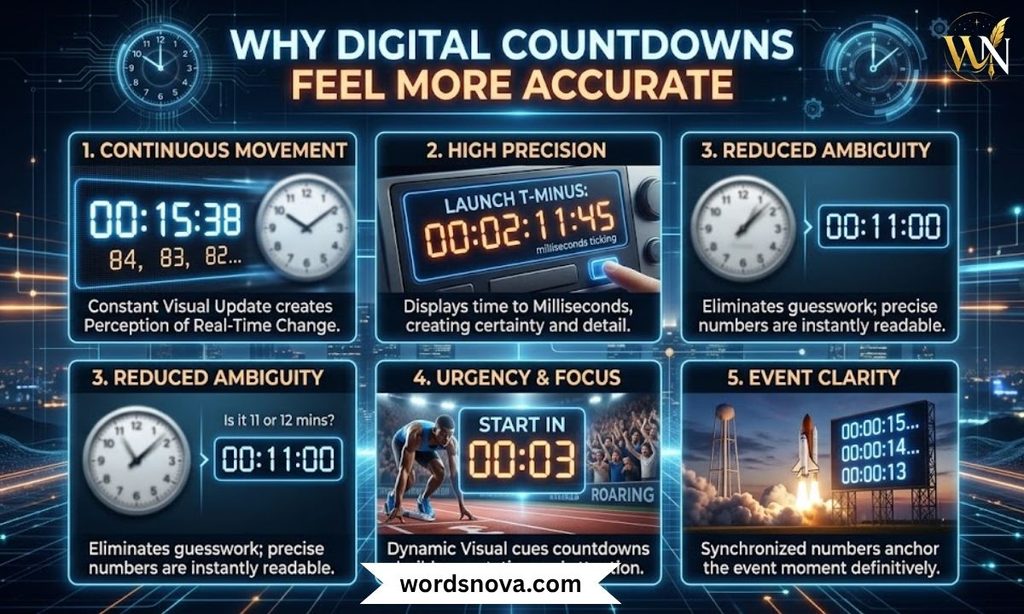 Why Digital Countdowns Feel More Accurate