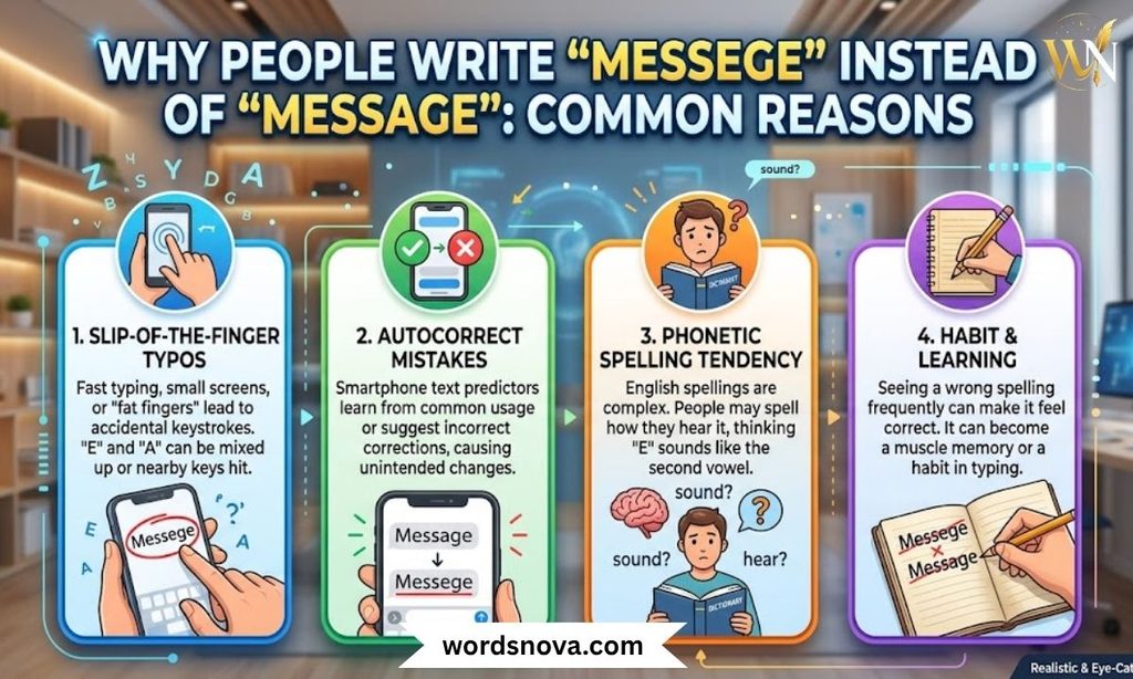 Why People Write "Messege" Instead of "Message"
