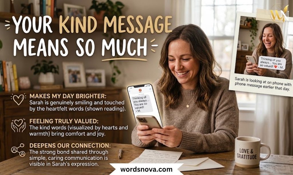 Your Kind Message Means So Much