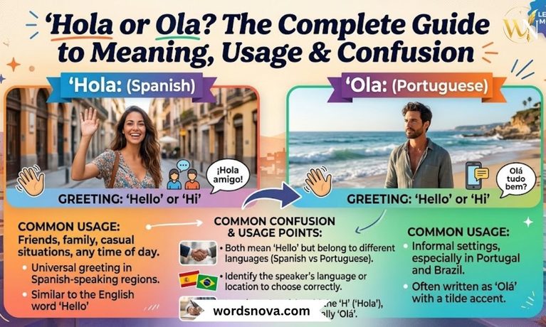 Hola or Ola The Complete Guide to Meaning, Usage & Confusion