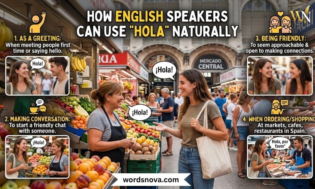 How English Speakers Can Use "Hola" Naturally