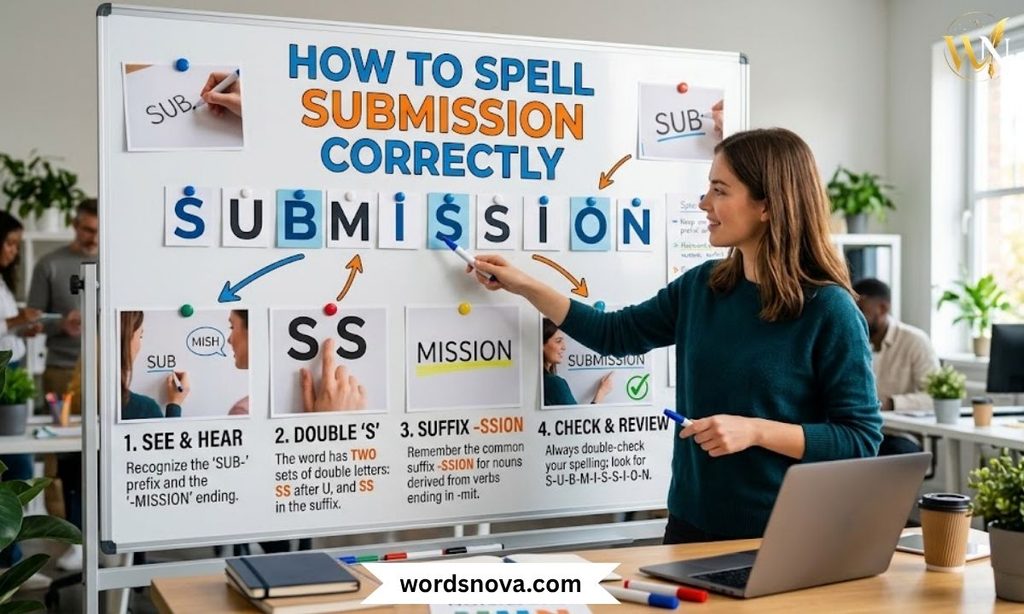 How to Spell Submission Correctly