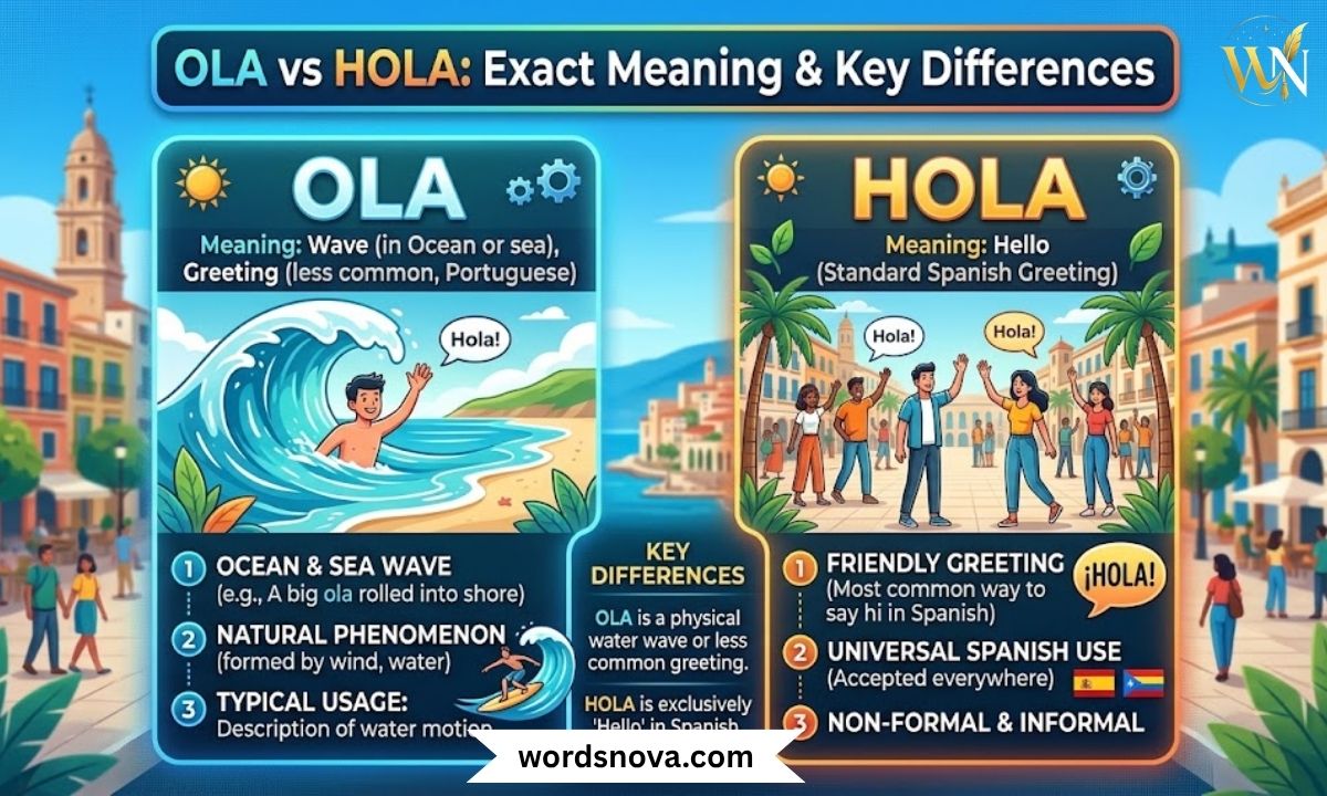 Ola vs Hola: Exact Meaning & Key Differences
