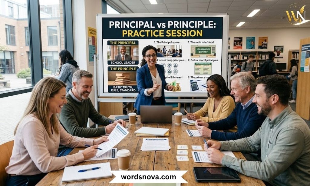 Principal vs Principle Practice Session