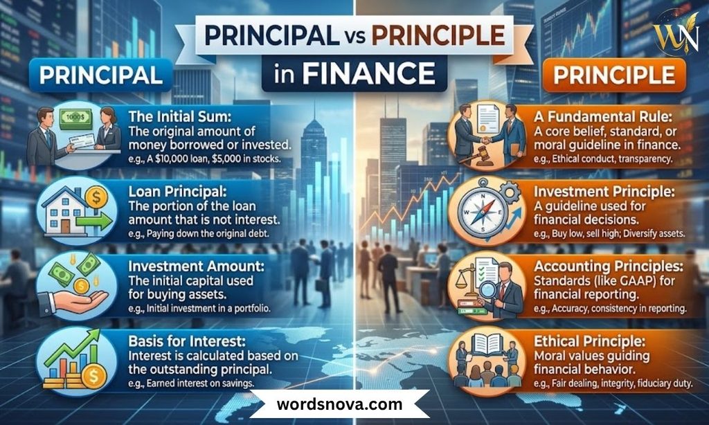 Principal vs Principle in Finance