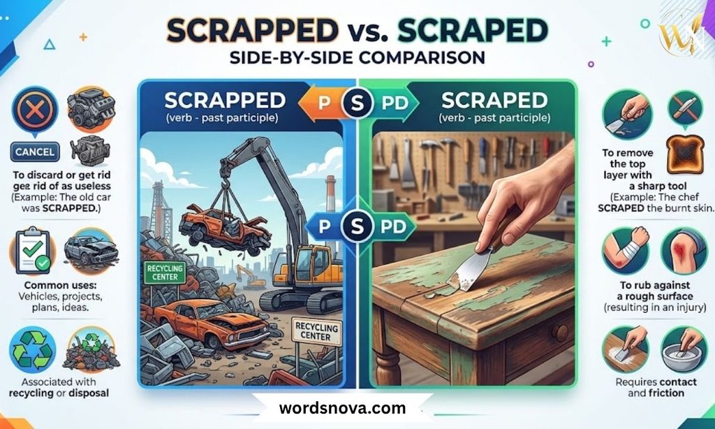 Scrapped vs Scraped Side-by-Side Comparison