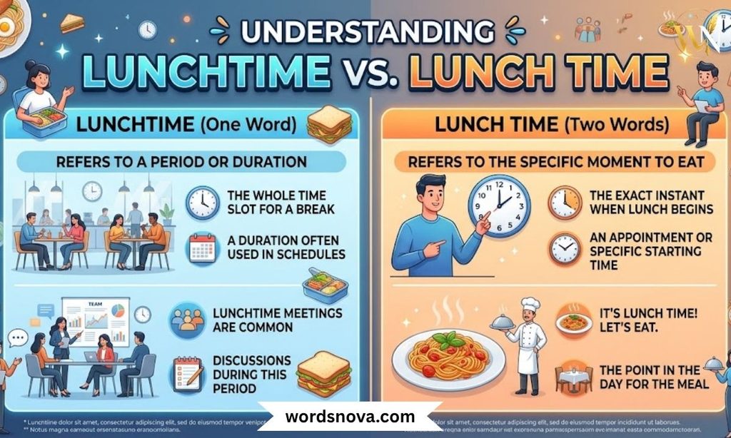 Understanding Lunchtime vs. Lunch Time