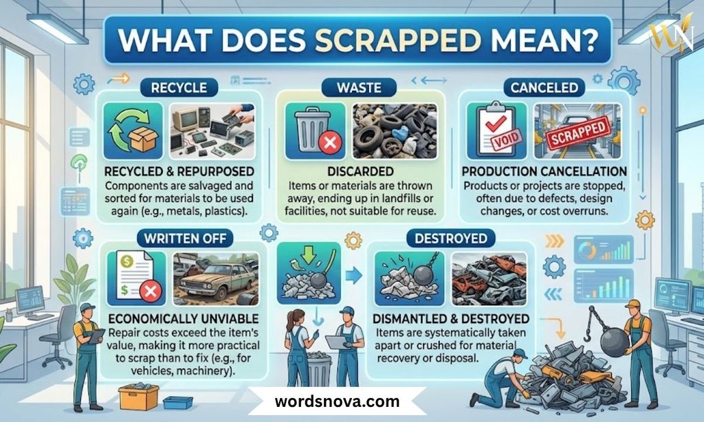 What Does Scrapped Mean?